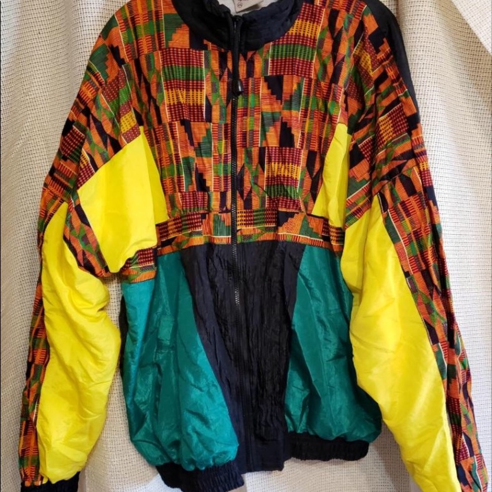 African print track suit xxl